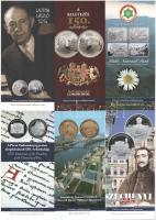 2010-2018. 48db színes MNB tájékoztató emlékpénzekhez