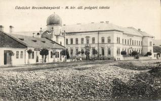Breznóbánya with synagogue