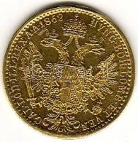 Ausztria 1862E 1D 3,49gr arany T:1 pici ph. R!