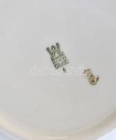 Wawel és Wallendorf porcelán cukortartók, 2 db. Matricás, jelzett, minimális kopással, m: 14 cm, 11 ...