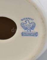 Aquincumi II. János Pál pápa képével díszített porcelán gyertyatartó. Matricás, jelzett, hibátlan, m...