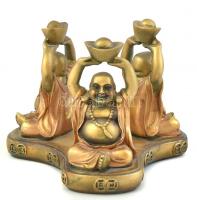 Buddha figurális mécsestartó m:10cm