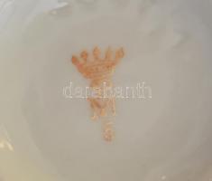 Martinroda Bad Doberan porcelán emlékváza hajós mintával. Matricás, jelzett, kis kopással, m: 14 cm