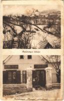 1926 Rudabánya, látkép télen, Hangya szövetkezet üzlete (Rb)