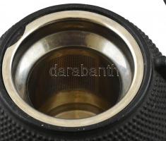 Teáskanna, öntöttvas, Jelzett: Bodum, m: 24 cm