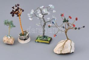 4 db ásványos szerencsefa