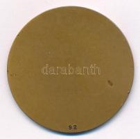 DN "A Debreceni Bélyeggyűjtők Egyesülete 25 éves" egyoldalas Br emlékérem, hátoldalon &quo...