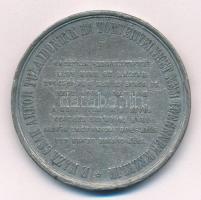 1861. "Országgyűlési Emlék" Sn emlékérem. "HON SZERETET 'S EGYETÉRTÉSBE VAN ERŐ ...