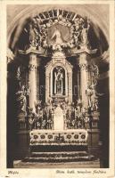 1942 Hajós, Római katolikus templom főoltára, belső (fl)
