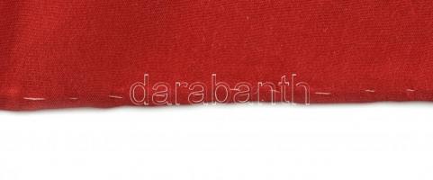 Michel Paris virágmintás bordó kendő, kézzel szegett, 75x75 cm