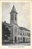 1952 Bánfalva, Sopronbánfalva, Wandorf; Evangélikus népiskola (ázott sarok / wet corner)