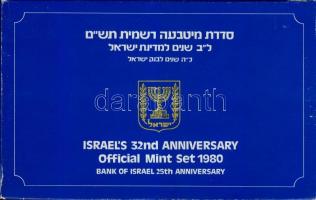 Izrael 1980. 1A-5L 7klf db, szettben T:1 Tanúsítvánnyal!