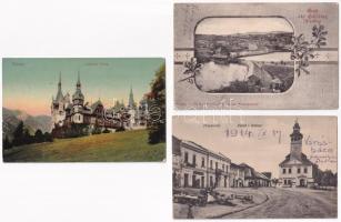 25 db RÉGI külföldi város képeslap vegyes minőségben / 25 pre-1945 town-view postcards from all over the world in mixed quality
