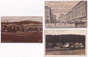 25 db RÉGI külföldi város képeslap vegyes minőségben / 25 pre-1945 town-view postcards from all over...