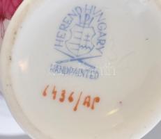 Herendi Apponyi purpur mintás mini váza. Kézzel festett, jelzett, kis kopással, m: 5 cm
Herendi Vik...