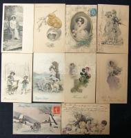 10 db háború előtti M. M. Vienne művészlap
