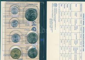 Izrael 1979. 1A-5L 7klf db, szettben T:1 Tanúsítvánnyal!