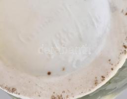 Köhögés elleni rum feliratos porcelán edény. Jelzett. hibátlan 18 cm