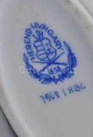 Herendi bouquet de cornelia (HBC) mintás porcelán fogpiszkálótartó, kézzel festett, jelzett, hibátla...