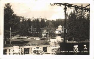 Tátralomnic, Tatranská Lomnica (Tátra, Magas Tátra, Vysoké Tatry); látkép / general view (fl)