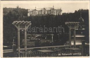 Tátralomnic, Tatranská Lomnica (Tátra, Magas Tátra, Vysoké Tatry); látkép, szálloda / general view, hotel. Foto Tatra