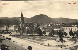 1954 Zólyom, Zvolen; látkép, templom / general view, church (b)