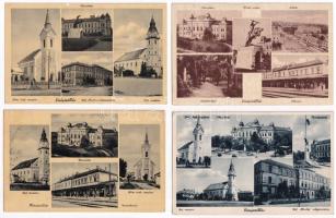 Kisújszállás - 4 db régi képeslap / 4 pre-1945 postcards