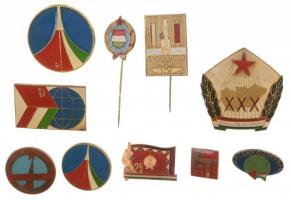 10xklf jelvénytétel, közte 5xklf "Interkozmosz (szovjet-magyar közös űrutazás)" T:2