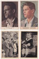 20 db RÉGI képeslap és nyomtatvány Kaszap István életéről / 20 pre-1945 postcards and cards of István Kaszap