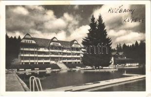 1948 Felsőzúgó-fürdő, Ruzsbachfürdő, Bad Ober Rauschenbach, Kúpele Vysné Ruzbachy; fürdő, szálloda / spa, bath, hotel (Rb)