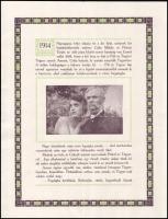 1922 Székelyvér, irredenta film 5 felvonásban, Filmkereskedelmi Társaság prospektusa, hajtott