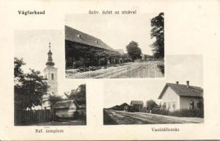 Vágfarkasd with Railway-station