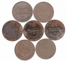 1893-1920. 20f Ni, Fe (7xklf) T:1--3