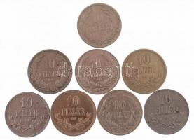 1893-1920. 10f Ni, Fe (8xklf) T:1--2-