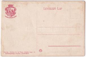 Budapest VI. Váci körút (Bajcsy-Zsilinszky út) éjjel, villamos, takarékpénztár, Schimmelpfeng W. tud...