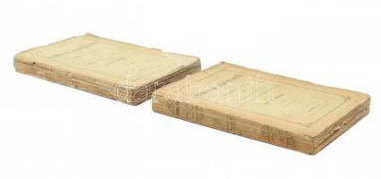 [Mommsen, Theodor] Mommsen Tivadar: A rómaiak története. III. IV:. kötet ford.: Toldy István. Bp.,18...