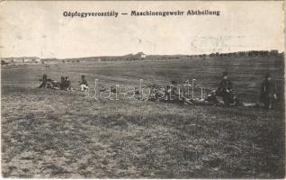 1917 Gépfegyverosztály / Maschinengewehr-Abteilung / WWI Austro-Hungarian K.u.K. military, machine gun department + VITÉZ HARCOSAINK ÉS AZ ELESETTEK ÖZVEGYEI, ÁRVÁI JAVÁRA