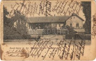1902 Somogyszentimre, Szent-Imre (Kadarkút); M. kir. földműves iskola főépülete. Hagelmann Károly kiadása (EM)