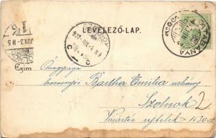 1907 Felsőgalla, Felső-Galla (Tatabánya); Szénbánya, Gróf Teleki Géza akna. Nobel Adolf kiadása (r)