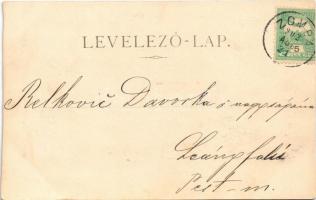 1902 Zomba, látkép, templom (vágott / cut)