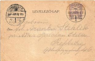 1900 Nagykanizsa, látkép. Alt és Böhm kiadása (felületi sérülés / surface damage)