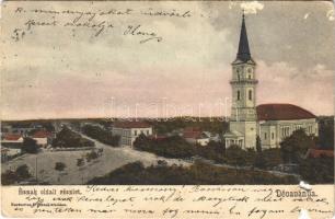 1905 Dévaványa, látkép, északi oldal. Berkovics D. Dezső kiadása (b)