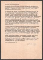 1940-1989 Dr. Torday Lajos a Magyar Nemzeti Bank ügyészének önéletrajza, gyászjelentés, levél a zsidótörvény kapcsán