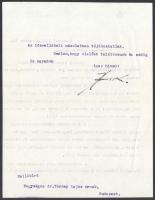 1940-1989 Dr. Torday Lajos a Magyar Nemzeti Bank ügyészének önéletrajza, gyászjelentés, levél a zsid...