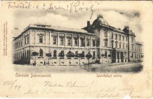 1902 Debrecen, Igazságügyi palota. Pongrácz Géza kiadása. Kiss Ferenc fényképe után (b)