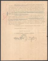 1941 Kolozsvár, levéltöredék a visszatért részeken való visszaélésekről, 2p