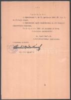 1942 Irat a zsidótörvény miatt az Apostagi Chevra Chadisha Egylettől lefoglalt földekről