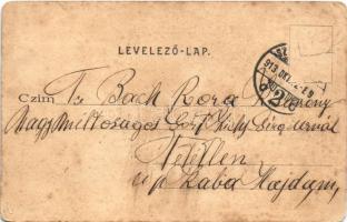 1913 Szombathely, Hotel Hungária szálloda. Steiner Testvérek kiadása (r)