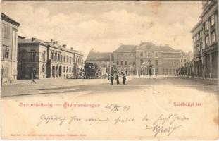 1899 Szombathely, Széchenyi tér. Knebel cs. és kir. udvari fényképész (Rb)