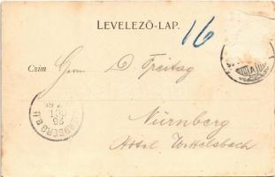 1899 Szombathely, Széchenyi tér. Knebel cs. és kir. udvari fényképész (Rb)